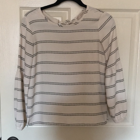 LOFT Tops - LOFT stripped blouse